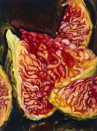 Fig, oil on canvas painting by Logan Bruce