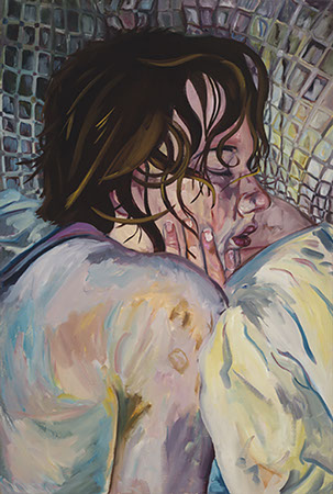 Sleeper, oil on canvas painting by Logan Bruce