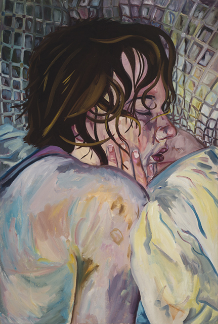 Sleeper, oil on canvas painting by Logan Bruce