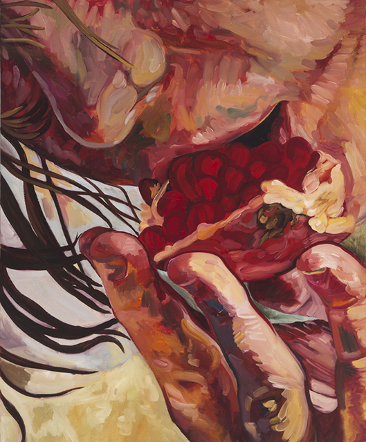Eater, oil on canvas painting by Logan Bruce