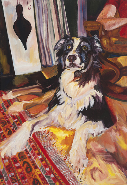 Neo, oil on canvas painting by Logan Bruce
