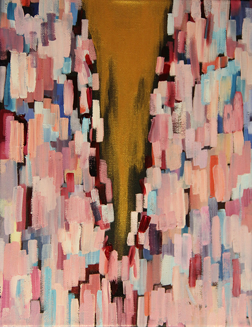 Untitled Skin, oil and acrylic on canvas by Logan Bruce
